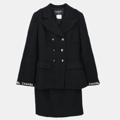 Pre-owned Chanel Setup Suit Jacket Skirt Black