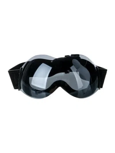 Pre-owned Chanel Shield Ski Goggles In Black