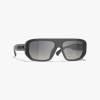 Chanel Shield Sunglasses In Gray