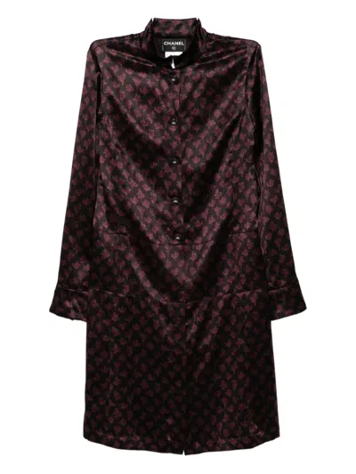 Pre-owned Chanel Shirt Dress In Black
