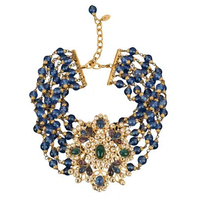 Pre-owned Chanel Short Necklace 1980s In Multi