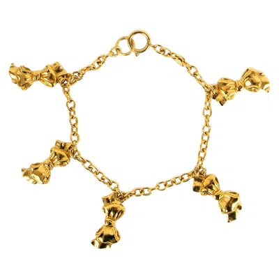 Pre-owned Chanel Short Necklace In Gold Plated Metal With Charms In Multi