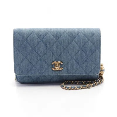 Pre-owned Chanel Shoulder Bag () In Blue