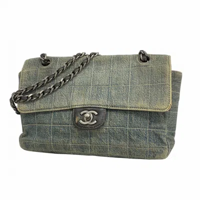 Pre-owned Chanel Shoulder Bag () In Blue