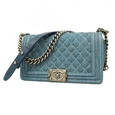 Pre-owned Chanel Shoulder Bag () In Blue