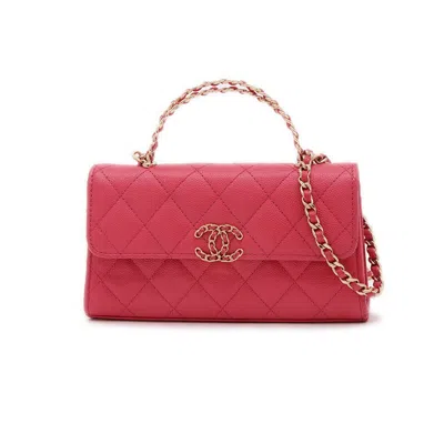 Pre-owned Chanel Shoulder Bag () In Pink