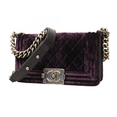 Pre-owned Chanel Shoulder Bag () In Purple