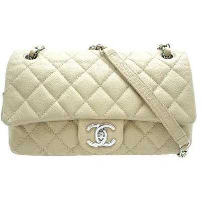 Pre-owned Chanel Shoulder Bag () In Sand