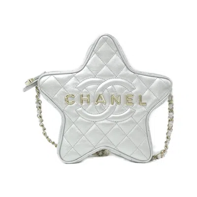 Pre-owned Chanel Shoulder Bag () In Silver