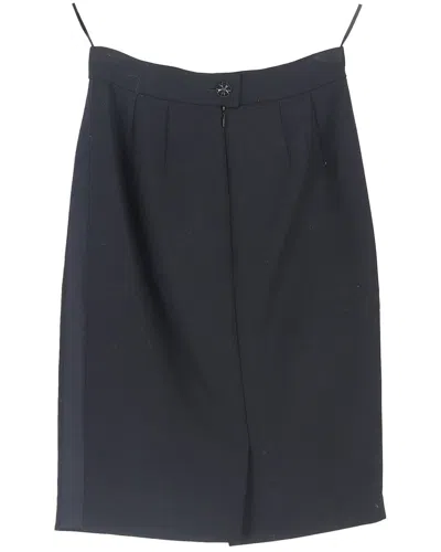 Pre-owned Chanel Side Stripe Pencil Skirt