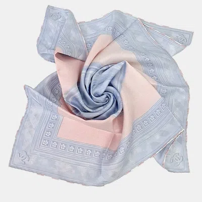 Pre-owned Chanel Silk Scarf In Multi