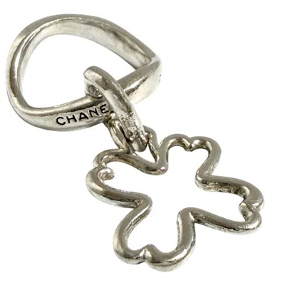 Pre-owned Chanel Silver 925 Band Ring ()