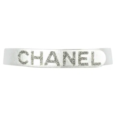 Pre-owned Chanel Silver Belt