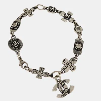 Pre-owned Chanel Silver Chain Bracelet
