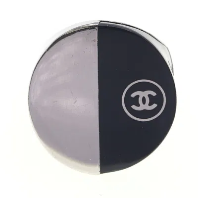 Pre-owned Chanel Silver Metal Band Ring ()