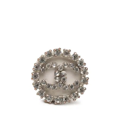 Pre-owned Chanel Silver Metal Band Ring ()