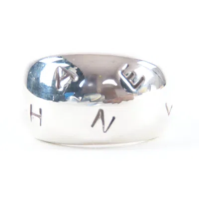 Pre-owned Chanel Silver Silver 925 Band Ring ()