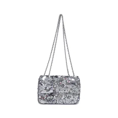 Pre-owned Chanel Silver Spangles Shoulder Bag ()