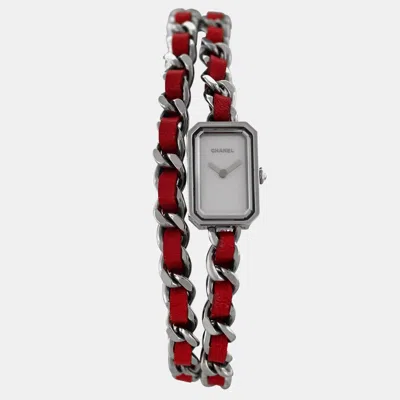 Pre-owned Chanel Silver Stainless Steel Premiere H5313 Quartz Women's Wristwatch 16 Mm