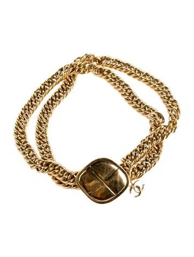 Pre-owned Chanel Skinny Metal Belt