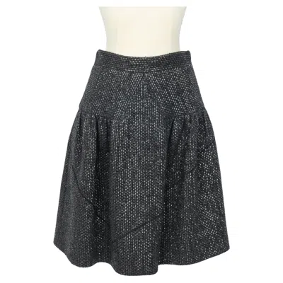 Pre-owned Chanel Skirt 2014s In Black