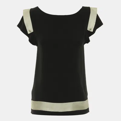 Pre-owned Chanel Sleeveless Blouse Size Fr 36 In Multicolor