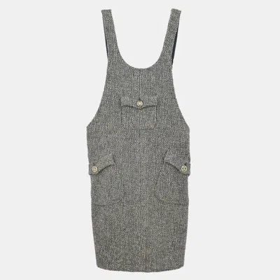 Pre-owned Chanel Sleeveless Dress Black Size Fr 38