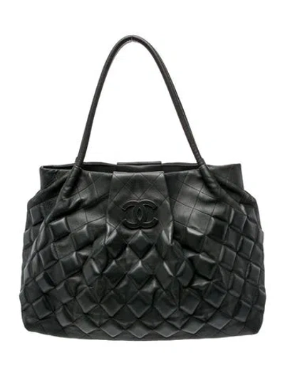 Pre-owned Chanel Sloane Square Tote In Gray