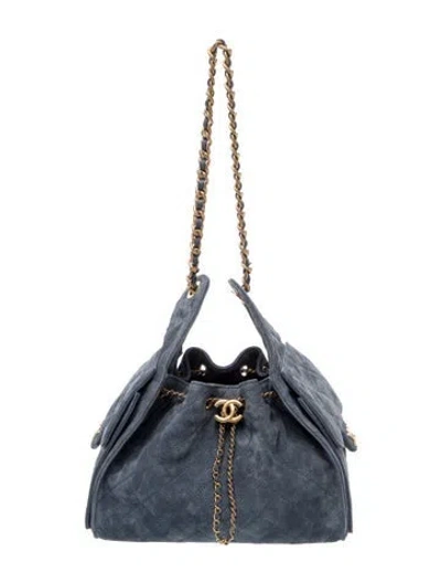 Pre-owned Chanel Small 25 Hobo W/ Tags In Blue