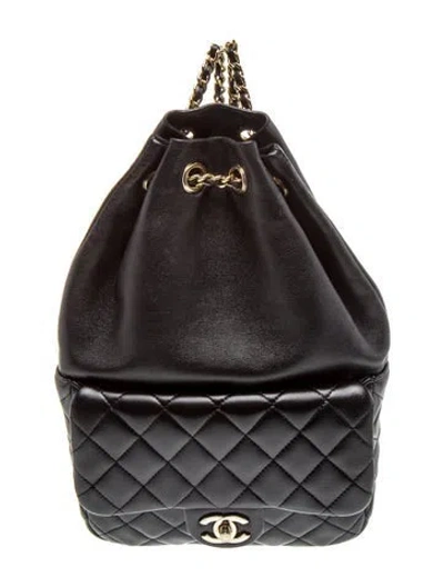 Pre-owned Chanel Small Backpack In Seoul Backpack In Black