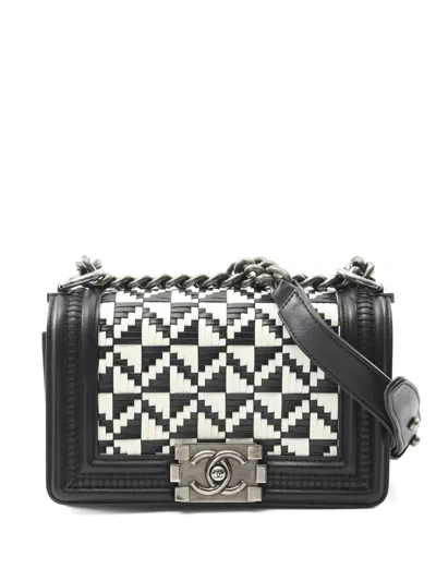 Pre-owned Chanel Small Boy  Shoulder Bag In Black