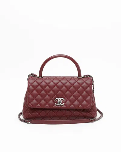 Pre-owned Chanel Small Caviar Top Handle Bag