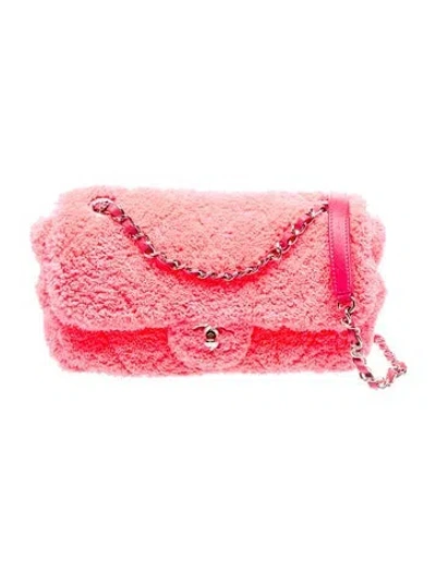 Pre-owned Chanel Small Coco Beach Flap Bag W/tags In Pink
