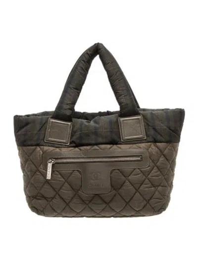 Pre-owned Chanel Small Coco Cocoon Tote In Green