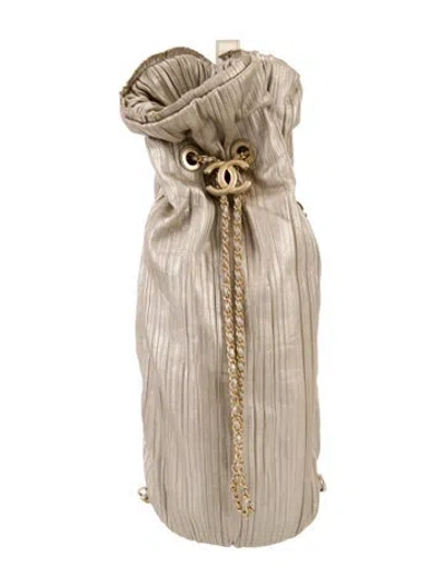 Pre-owned Chanel Small Coco Pleats Backpack
