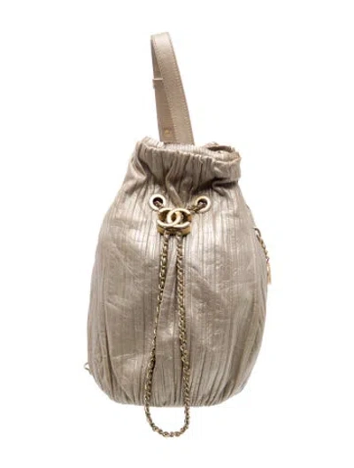 Pre-owned Chanel Small Coco Pleats Backpack