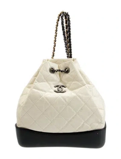 Pre-owned Chanel Small Gabrielle Backpack In Multi