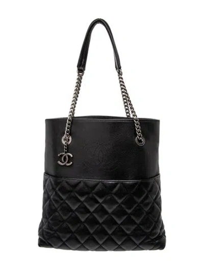 Pre-owned Chanel Small Urban Delight Tote In Black