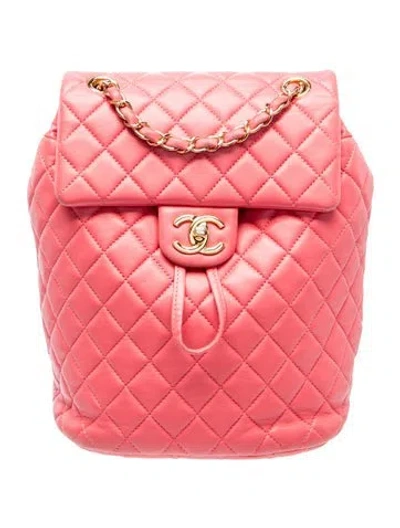 Pre-owned Chanel Small Urban Spirit Backpack In Pink