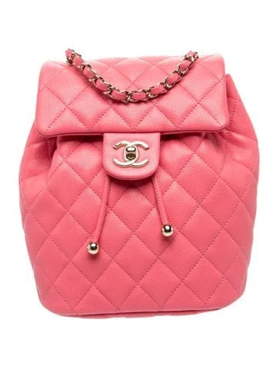 Pre-owned Chanel Small Urban Spirit Backpack In Pink