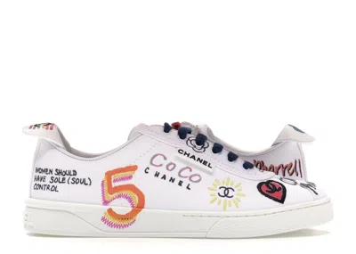 Pre-owned Chanel Sneakers Pharrell (women's) In White