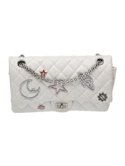 Pre-owned Chanel Space Charms Reissue 226 Double Flap Bag