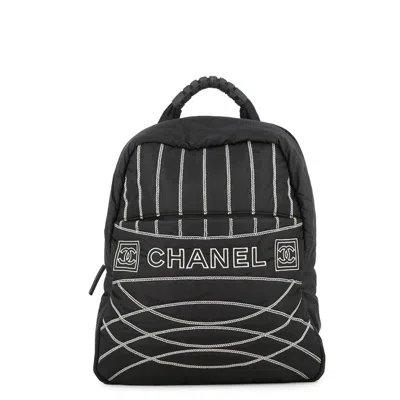 Pre-owned Chanel Sport Black Nylon Backpack ()