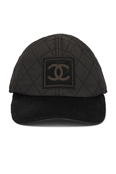 Pre-owned Chanel Sport Cap In Black
