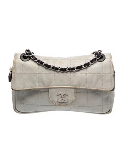 Pre-owned Chanel Sport Ligne Flap Bag In Neutral