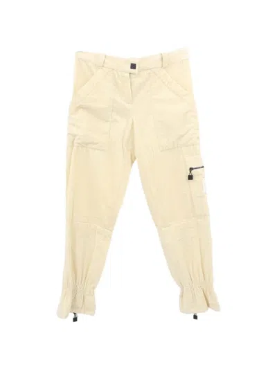 Pre-owned Chanel Sport Line Corduroy Trousers In Neutrals