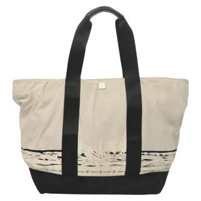 Pre-owned Chanel Sport Line White Nylon Tote Bag ()