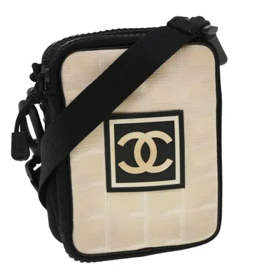 Pre-owned Chanel Sports Shoulder Bag Coco Mark Canvas Bag () In Black