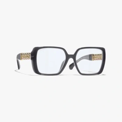 Chanel Square Blue Light Glasses In Multi