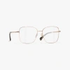 Chanel Square Eyeglasses In White